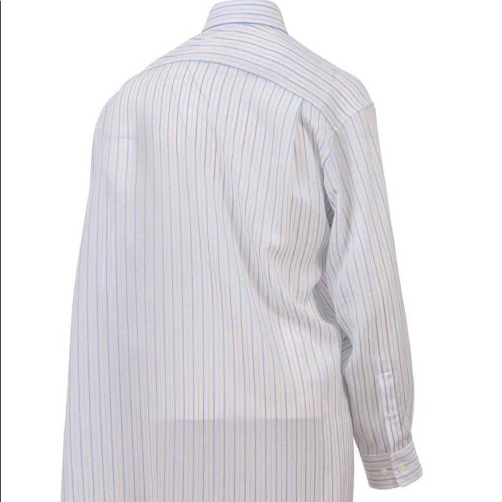 balenciaga white baby blue pulled shirt - Picture 5 of 10